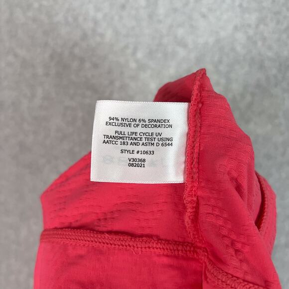 Coolibar Coral Pink Arabella Hoodie Size Medium - Picture 11 of 11